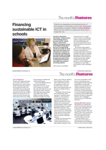 Financing sustainable ICT in schools