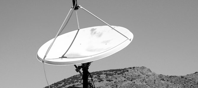 Just one satellite dish can provide a whole platoon with the ability to keep in touch